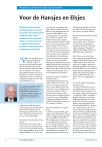 Voor de Hansjes en Elsjes