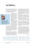Hoi Wilbert,