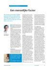 Een menselijke factor
