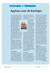 Applaus voor de Koningin