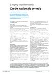Credo nationale synode