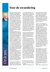 Voor de verandering