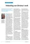 Voltooiing van Christus’ werk