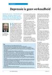 Depressie is geen verkoudheid