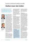 Zoeken maar niet vinden