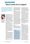 Niet in staat om te stoppen