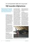 Vijf maanden Afghanistan