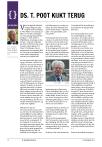 DS. T. POOT KIJKT TERUG