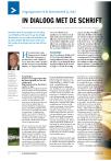 IN DIALOOG MET DE SCHRIFT