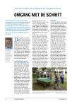 OMGANG MET DE SCHRIFT