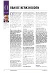 VAN DE KERK HOUDEN