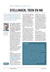 STELLINGEN, TOEN EN NU