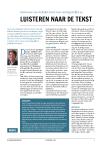 LUISTEREN NAAR DE TEKST