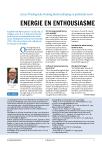 ENERGIE EN ENTHOUSIASME
