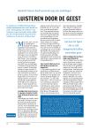 LUISTEREN DOOR DE GEEST