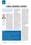 LEREN, REGEREN, DIENEN