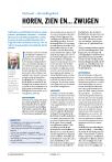 HOREN, ZIEN EN... ZWIJGEN