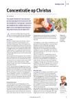 Concentratie op Christus