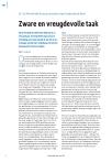 Zware en vreugdevolle taak