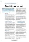 Geen last, maar een lust
