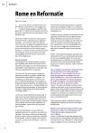 Rome en Reformatie