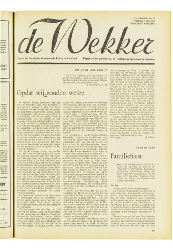 Kort verslag van de particuliere synode van het zuiden, gehouden te Dordrecht op 15 mei 1968