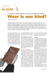 Waar is ons kind?