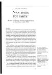 ‘VAN SMITS TOT SMITS’