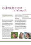 Wederzijds respect is belangrijk