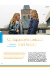 Ontspannen contact met buurt