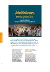 Studiekeuze een proces