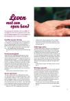 Leven met een open hand