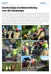 Grootschalige brandweeroefening voor alle blusploegen