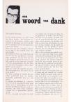 een woord van dank