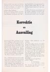 Korrektie en Aanvulling