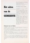 Het adres van de GEMEENTE