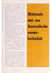 Diskussie met een Australische rooms-katholiek