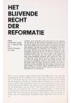 HET BLIJVENDE RECHT DER REFORMATIE