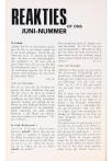 REAKTIES OP ONS JUNI-NUMMER