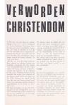 VERWORDEN CHRISTENDOM