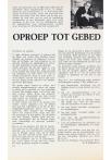 OPROEP TOT GEBED