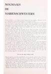 NOGMAALS DE MARIENSCHWESTERN
