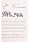 HINDOES AANBIDDEN HET BEELD VAN CHRISTUS KONING