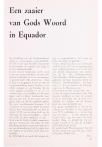 Een zaaier van Gods Woord in Equador
