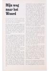 Mijn weg naar het Woord