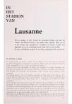 IN HET STADION VAN Lausanne