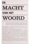 DE MACHT VAN HET WOORD