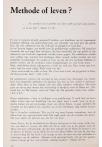 Methode of leven?