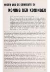 HOOFD VAN DE GEMEENTE EN KONING DER KONINGEN