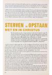 STERVEN en OPSTAAN MET EN IN CHRISTUS
